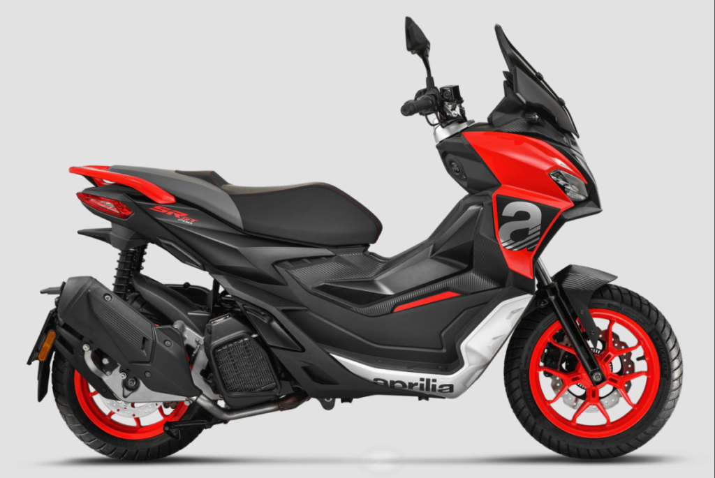 2023 Aprilia SR GT Sport 200 Raceway Red