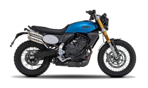 2024 Fantic Caballero Scrambler 700 ABS - Blue