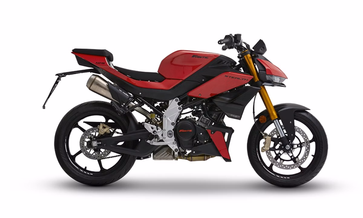2025 Fantic Stealth 125 ABS - Red