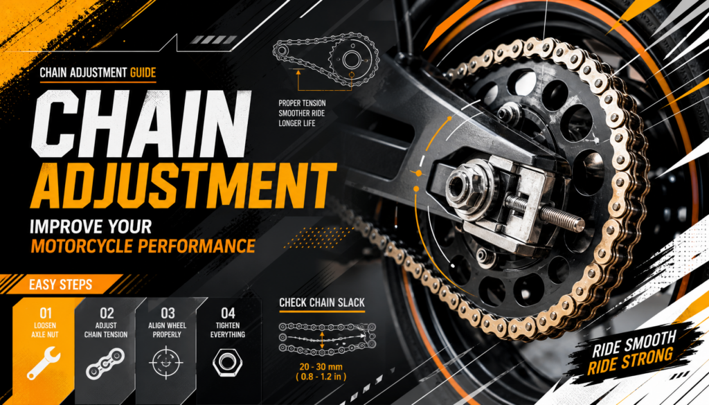 Chain Adjustment Guide: Improve Your Motorcycle Performance