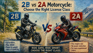 2B vs 2A Motorcycle: Choose the Right License Class
