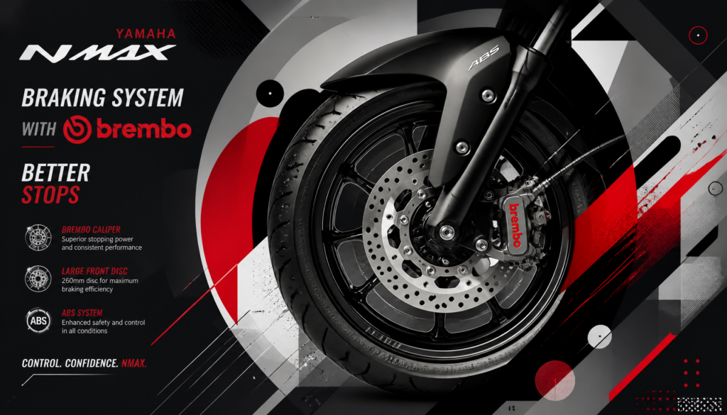 Yamaha NMAX Braking System with Brembo: Better Stops